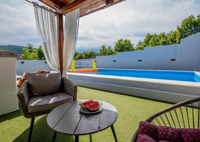 House Bozica With Sauna & Heated Pool Villa Tribalj